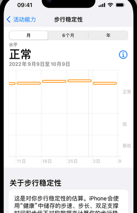 青州iPhone手机维修如何在iPhone开启'步行稳定性通知'