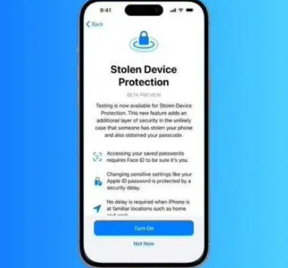 青州苹果授权维修店分享被盗设备保护功能开启方法 