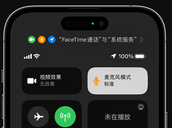 青州苹果授权维修网点分享iPhone在通话时让你的声音更清晰 