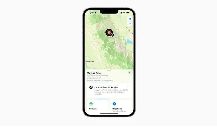 青州苹果14维修分享iPhone14系列中 FindMy功能通过卫星分享位置方法教程 