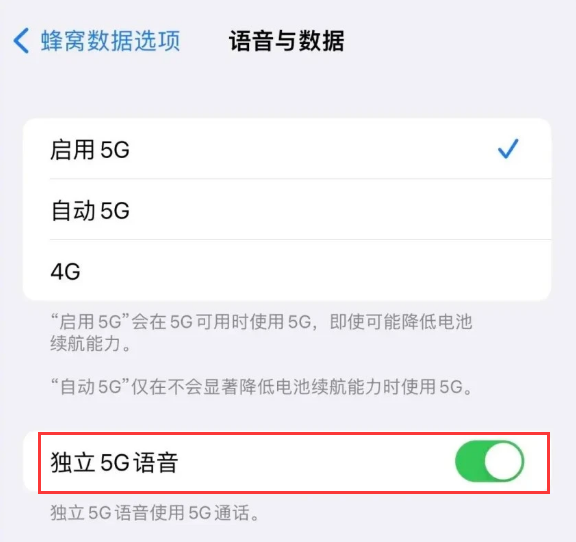 青州苹果14维修分享iPhone 14 Pro如何开启VoNR 