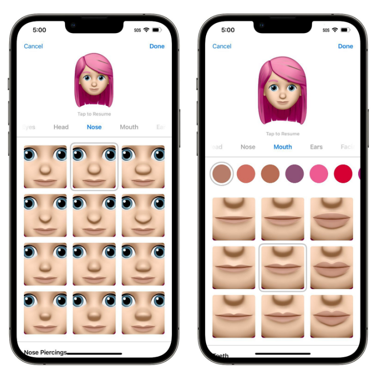 青州苹果手机维修分享​iOS 16中的拟我表情有了哪些变化和升级 