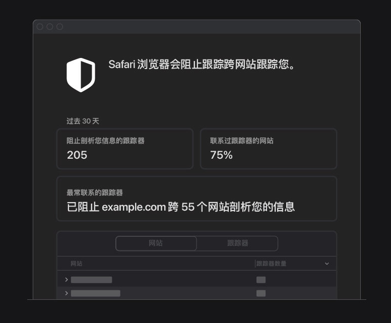 青州苹果手机维修分享如何在 Safari 浏览器中查看和打开隐私报告 